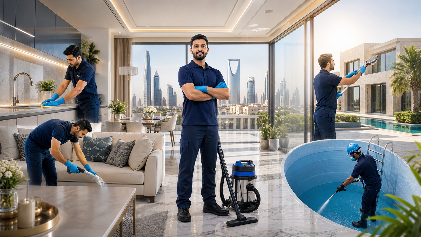 برنامج التنظيف قبل المناسبات وبعدها